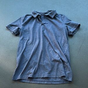 💜5 for $25 H&M Blue Polo Shirt with Classic Collar and Short Sleeves